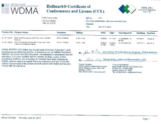 PR CERTIFICATE FL14896 R4 C CAC FL14896 21