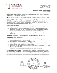 PR TECH DOCS FL15566 R2 AE EVAL-STANDARDDOOR