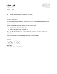 PR CERTIFICATE FL15871 R4 C CAC 2019-02-01 - VERIFICATION LETTER - REPUBLIC DOOR AND FRAMES (003)