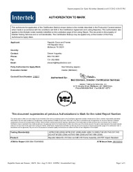 PR CERTIFICATE FL15871 R3 C CAC REPUBLIC MODEL DL 418 DOOR AND ME 416 FRAME ASSEMBLY 80 PSF IMPACT RESISTANT - ATM