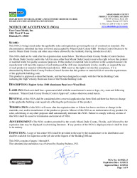PR Instl Docs FL15948 R3 II NOA 16092013 1300 ALUM WOOD DECK