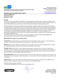 PR Instl Docs FL15948 R3 II NOA 16092011 1300 STEEL WOOD DECK