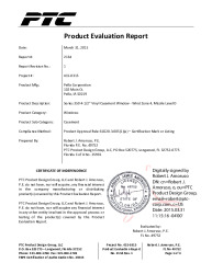 PR TECH DOCS FL16053 R4 AE PER 2134 REV1 PELLASERIES350CASEMENT SS