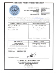 PR CERTIFICATE FL16137 R1 C CAC NI006879-R3