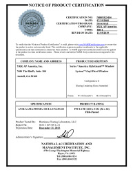 PR CERTIFICATE FL16426 R4 C CAC NI009525-R4 - STYLE GUARD - FIXED