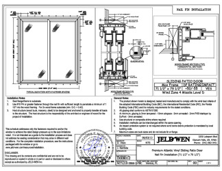 PR INSTL DOCS FL16431 R3 II PREMIUM ATLANTIC VINYL SPD NCTL210-3866-1 INSTALLATION INSTRUCTIONS