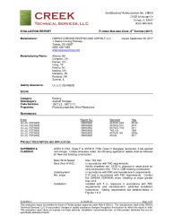 PR INSTL DOCS FL16638 R2 II OCR13001.2 2017 FBC EVALUATION REPORT - SHINGLES FINAL