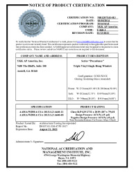 PR CERTIFICATE FL17169 R3 C CAC NI012075.03-R3 - PRECEDENCE SH