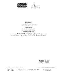 PR TECH DOCS FL17713 R1 TR SUPER FLUSH LOCK 24 GA X 12 E330 TEST REPORT E2629.01-109-44 COPY
