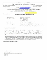 PR TECH DOCS FL18622 R2 AE TITON EXL 6 INCH WALL PANEL GRAMATICA SIPS INTERNATION EVALUATION FBC 2014
