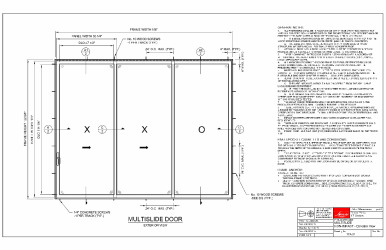 PR INSTL DOCS FL18629 R1 II LOEWEN MULTISLIDE NON-IMPACT INSTALL DRAWINGS