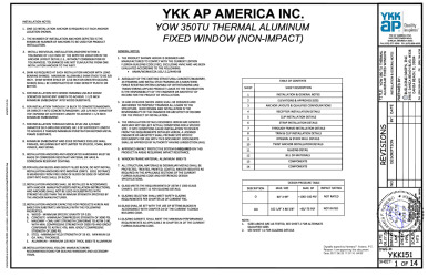 PR Instl Docs FL19015 R1 II YKK151 SS 2017-06-23