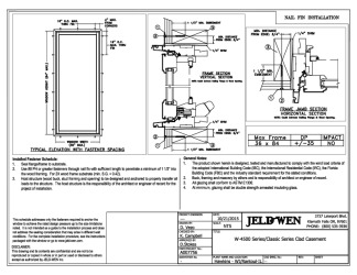 PR Instl Docs FL19215 R1 II W-4500 Clad Casement 36x84 NF Install