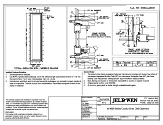 PR Instl Docs FL19215 R1 II W-4500 Clad Casement 20x84 NF Install