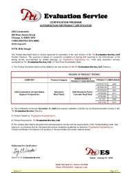 PR CERTIFICATE FL19921 R0 C CAC PEI ES FLORIDA COC 1.2 STRUCTOCRETE