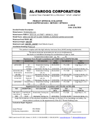 PR TECH DOCS FL19978 R2 AE SS-GW-400 ALUM SGD (SMI)-PAE 2017