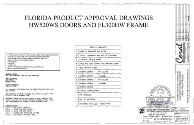 PR INSTL DOCS FL20093 R2 II HW520WS DRAWINGS
