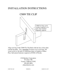 PR Instl Docs FL20424 R1 II INSTALLATION INSTRUCTIONS - CH09 (04.17.17)