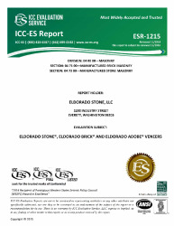 PR Instl Docs FL21143 R1 II ELDORADO ESR-1215