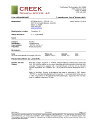 PR INSTL DOCS FL21351 R1 II RSG16001.1 2017 FBC EVAL REPORT SA UNDERLAYMENTS FINAL