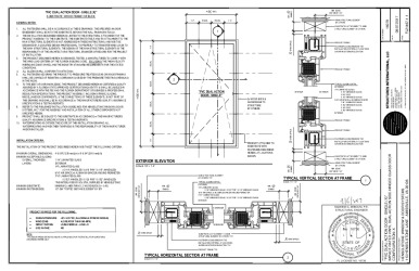 PR Instl Docs FL21467 R1 II 16079 FL21467.1 PVC Dual-Action Window - Single - Installation Drawings
