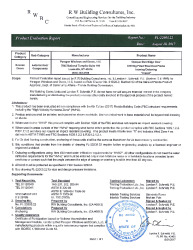 PR TECH DOCS FL22005 R2 AE (B) EVAL 22005.22