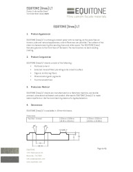 PR INSTL DOCS FL22200 R1 II EQUITONE LINEA MATERIAL INFORMATION SHEET
