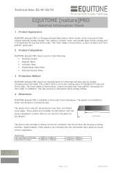 PR INSTL DOCS FL22200 R1 II EQUITONE NATURA PRO MATERIAL INFORMATION SHEET
