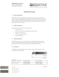 PR INSTL DOCS FL22200 R1 II EQUITONE TECTIVA MATERIAL INFORMATION SHEET