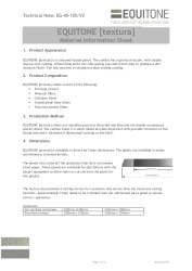 PR INSTL DOCS FL22200 R1 II EQUITONE TEXTURA MATERIAL INFORMATION SHEET