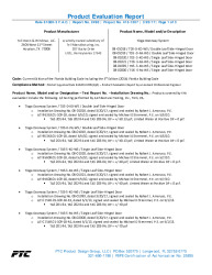 PR TECH DOCS FL22211 R1 AE PERNO2490 REV0 415-1207 TIOGADOORWAYSYSTEM SS