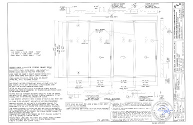PR Instl Docs FL22251 R2 II SS - 6000 ALUM SGD - 2 TRACK (LMI) - DWG W17-37 R1