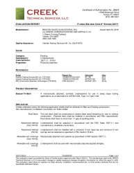 PR Instl Docs FL22259 R2 II OCR17002.2 2017 FBC Eval Report Beacon Tri-Built Syn Underlayment final