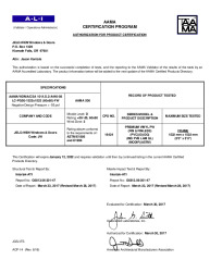 PR CERTIFICATE FL22281 R2 C CAC LC-PG50-60X60 DP-55 WZ3