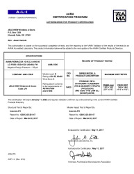 PR CERTIFICATE FL22281 R2 C CAC LC-PG50 60X60 DP-55 WZ3