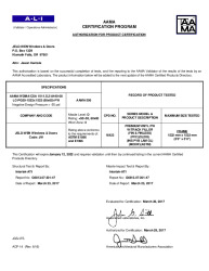 PR CERTIFICATE FL22281 R3 C CAC LC-PG50 60X60 DP-55 WZ3 TF