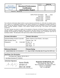 PR CERTIFICATE FL22303 R2 C CAC 86-425CAR PW-54X77 AAMA-NI PG60