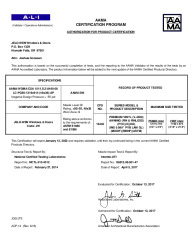 PR CERTIFICATE FL22308 R5 C CAC LC-PG50 48X36 DP-55 WZ3 NEW