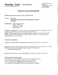 PR TECH DOCS FL22364 R2 AE EVALUATION REPORT 2017-06-26SS
