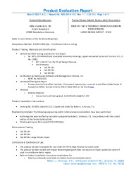 PR TECH DOCS FL22391 R1 AE PER ACE-2016-112 REV1 FIXED BIFFAR SS