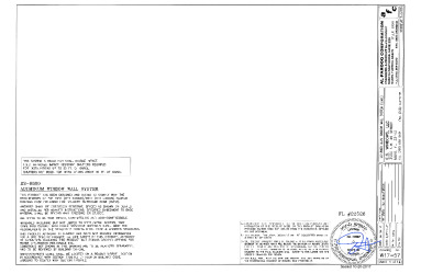 PR Instl Docs FL22526 R1 II SS - 8860 Alum WW System (SMI)-2017 DWG W17-57