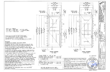 PR INSTL DOCS FL22527 R2 II SS - SERIES 9100 OS DOOR (SMI)-2017 DWG W17-56