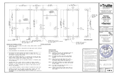 PR Instl Docs FL22538 R1 II Resistor 3200 Thermal Storefront Wall-LMI 01.17 SS