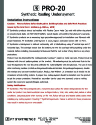 PR Instl Docs FL22692 R1 II PRO-20 Installation Instructions