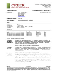 PR TECH DOCS FL22853 R3 AE GAP17001.1 2017 FBC EVAL WATERGUARD