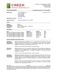 PR Instl Docs FL22853 R4 II GAP17001.2 2017 FBC Eval WaterGuard final