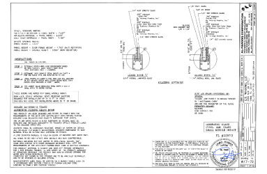 PR Instl Docs FL22973 R0 II SS - ES6600 Alum. Sliding Glass Door - 3 Track (SMI) - 2017 DWG W17-72
