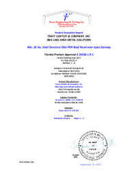 PR Instl Docs FL24538 R1 II Steel Structure Elite PBR Structural Roof Panel