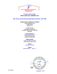 PR INSTL DOCS FL24538 R0 II 29 GA. PANEL OVER OSB NON HVHZ
