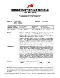PR Instl Docs FL25974 R0 II FT3 GGI-195-02-02 Report - ASTM D 1970-09